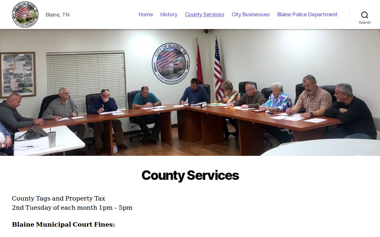 Blaine court records municipal fine information