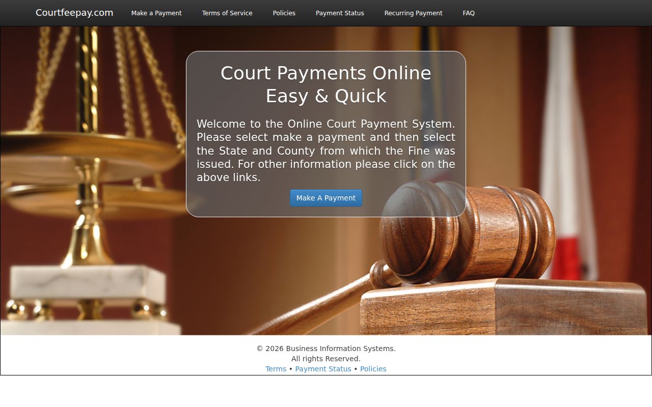 Grainger County docket search online court fee payment service